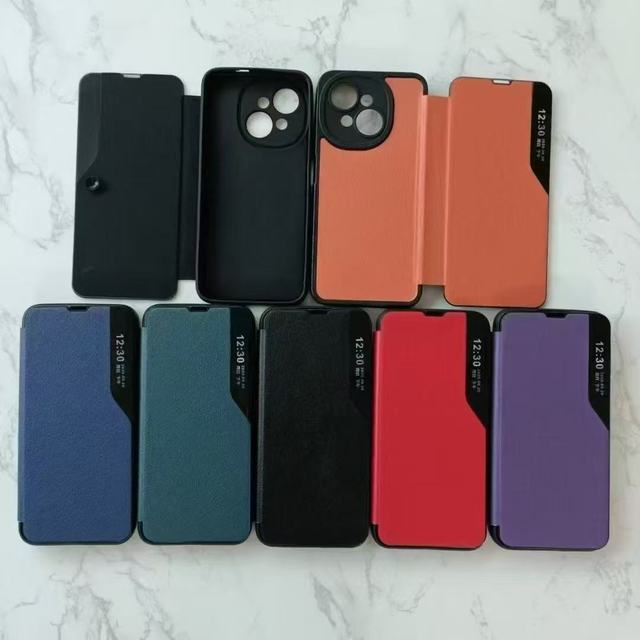 Factory Price TPU Leather Phone Case for Tecno Camon 40 40pro Leather Flip Case