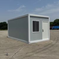 Maison de conteneur mobile préfabriquée modulaire de luxe de 20 pieds Maison mobile détachable pour hôtels Structure en acier préfabriquée portable