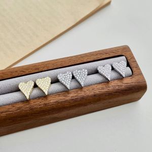 Pendientes de Plata S925 Hipoalergénicos con Diamantes Completos y Circonita Cúbica 5A en Forma de Corazón, Regalo Ideal para San Valentín 2024 de Dylam Top Picked - Product Image 2