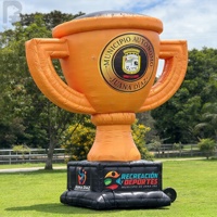 Modèle de trophée gonflable sur mesure de 3 m, coupe de champion gonflable géante, ballon publicitaire pour événements sportifs, courses, compétitions, décoration de club