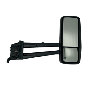 Chrome <b>Door</b> <b>Mirror</b> Power Heated with Arm for 14-19 Kenworth T680 T880 - Product Image 2