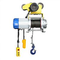 Mini treuil de levage électrique 1ton élingue de câble métallique de capacité de 1000kg nouveau moteur de treuil de Construction monophasé en acier à usage domestique