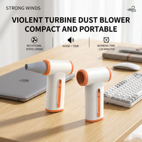 Koofex Nouveau Ventilateur Portable Sans Fil Haute Puissance pour Élimination des Débris, Masseur de Tête et Sèche-Cheveux à Moteur Brushless