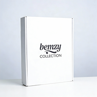 Boîte d'expédition en carton ondulé blanc durable, certifiée, directement de l'usine, avec logo personnalisé, emballage pour vêtements