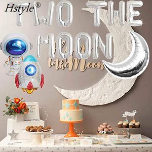 Ballons d'halloween thème espace Man, banderole d'astronaute, décorations pour fête d'anniversaire de bébé 2e anniversaire, ensemble 604 - Product Image 6