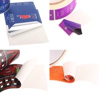 Étiquettes holographiques personnalisées pour flacons en verre de 2 ml, 3 ml, 5 ml, 10 ml, autocollants pour emballages, étiquettes imperméables pour flacons de cosmétiques