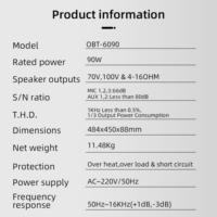 Amplificateur de puissance Max Audio 4ch, boîtier en aluminium, mixeur Pa, vente en gros,