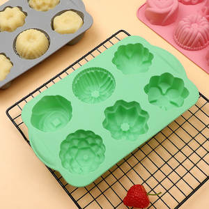 Moule à gâteau en silicone pour le bricolage, moule à dessert, accessoires de pâtisserie, <span class=keywords><strong>mousse</strong></span> en silicone, moule à savon et bougie - Product Image 4