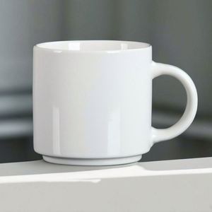 Mug à thé et à café en porcelaine de Noël personnalisé avec logo, 11 oz et 15 oz, design classique, blanc, sublimation, tasse en céramique vierge avec logo - Product Image 2