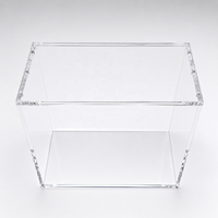 Boîte de présentation en acrylique pour cartes à collectionner, figurines Lego, collection de boosters, boîte acrylique ETB avec couvercle magnétique