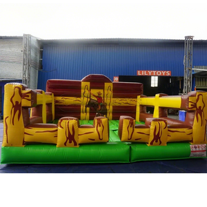 Juego de rodeo comercial personalizable, tema de Plaza de Toros, casa de rebote inflable, Castillo de rebote, Castillo de salto - Product Image 1