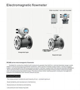 RKS Fabriekslevering Aparte Type Elektromagnetische Debietmeter DN3-<span class=keywords><strong>DN600</strong></span> Water en Vloeistofmedium - Product Image 4