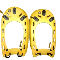 Planche de sauvetage gonflable en PVC Jet Ski Sled - Imperméable et haute résistance pour les lacs et les rivières - Unisexe