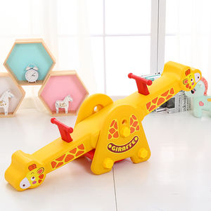 Equipo de Juegos Infantiles de Alta Calidad para Interiores, Balancín de Plástico con Forma de Animal, Jirafa, Balancín para Niños, Tobogán para Uso Comercial - Product Image 3