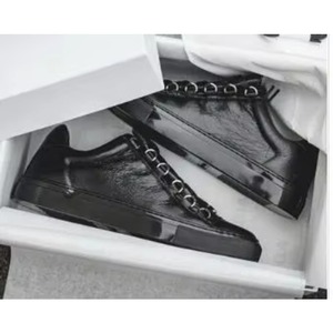 Nouveauté en stock : <span class=keywords><strong>Chaussures</strong></span> <span class=keywords><strong>de</strong></span> skate tendance pour hommes, en cuir plissé, à bout rond, à lacets, à semelle plate, classiques, décontractées et polyvalentes, disponibles en modèles basses et montantes. - Product Image 6