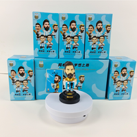 Mini mignon boîte mystère poupée Messi personnage modèle jouet 6 Styles Pop Mart Surprise boîte aveugle football figurine poupées