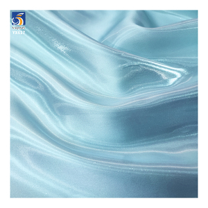 YX617 格安サテン生地 中国製 幅150cm 110gsm 光沢のある光沢のあるポリエステルサテン生地 パーティードレス製作用 - Product Image 6