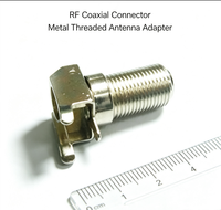 Conector Coaxial RF F Hembra 75ohm 90 Grados DC 1GHz Conector Coaxial RF Adaptador de Antena Roscado Metálico
