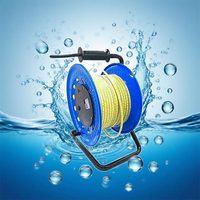 Compteur DIP de profondeur de puits d'usine/mètre de niveau d'eau de règle de câble/indicateur de niveau d'eau souterraine 50m 150m 200m 300m