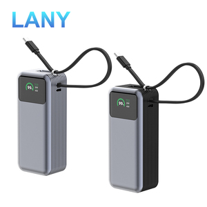 Công suất cao gan powerbanks với hiển thị kỹ thuật số Loại C Đầu ra 65 Wát ngân hàng điện cầm tay 10000mAh Trạm điện - Product Image 1