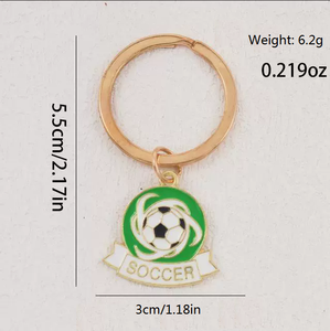 Hot Sale Zinc Alloy <b>Soccer</b> Keychains for Sports Souvenirs Fashion Trend Football <b>Shoes</b> <b>Soccer</b> Ball for Keychain - Product Image 3