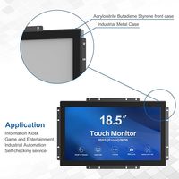 Moniteur tactile capacitif industriel à cadre ouvert de 18,5 pouces à haute luminosité de 1000 nits