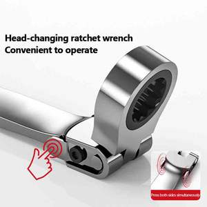 17-Piece nhanh chóng Ratchet dụng cụ cầm tay thiết lập hoán đổi cho nhau <span class=keywords><strong>Flex</strong></span> Ratchet cho hiệu quả sử dụng công cụ - Product Image 3