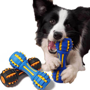 כבד החובה בלתי ניתן להריסה קשה חורק כלב ללעוס צעצוע עבור לועסי אגרסיביים - Product Image 3