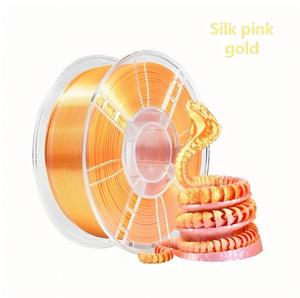 Resina PLA Tricolor 3D, 1 kg, Rojo Seda, Azul Cian, 1.75 mm de Diámetro, Filamento de Plástico para Impresora 3D - Product Image 5