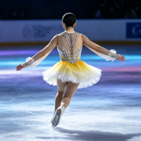 Robes de patinage artistique et de danse sur glace personnalisées de haute qualité en spandex/nylon pour filles et enfants