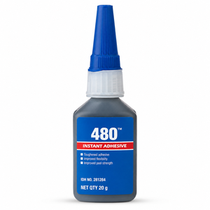 กาวติดแน่นชนิดพิเศษ 480 Toughened Instant Adhesive สีดำ ทนแรงกระแทก สำหรับโลหะ อีลาสโตเมอร์ และชิ้นส่วนพลาสติก - Product Image 2