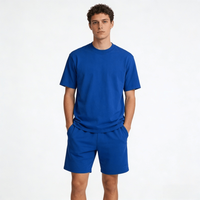 T-shirts à manches courtes pour hommes, en coton lourd respirant, anti-froissement, surdimensionnés, imprimés avec un motif animal personnalisé, 230 grammes