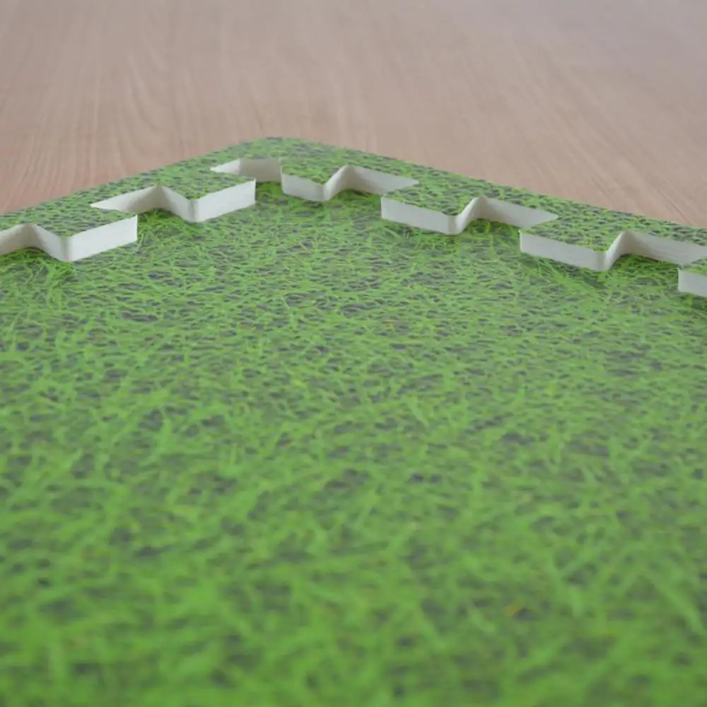 GM-100-2 2cm Multifunctionele Eva houten vloer tatami achthoekige matten baby foam puzzel mat