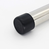 Capuchon de tuyau en plastique UPVC OEM, capuchon d'extrémité flexible en vinyle, couleur noire, taille DIA40mm, longueur 30mm, épaisseur 2mm, extérieur 44mm