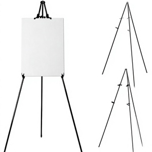 MEEDEN 2 Pack 63'' Tall Adjustable Instant Painting <b>Easel</b> Metal Folding Tripod Display <b>Stand</b> with Bag - Product Image 4