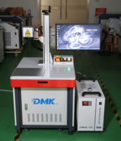 Machine de marquage laser UV de bureau 10 W pour plastique, verre, cristal, céramique, caoutchouc, impression de logo, code de date, graveur