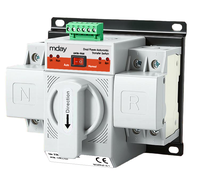 Interrupteur de transfert automatique mini Mday LW2-100II 2P 63A avec communication RS485, temps de transfert <50ms, AC 50/60Hz pour générateur solaire