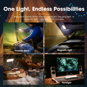 San Hima Kính Thiên Văn Cắm Trại Ánh Sáng Có Thể Sạc Lại Có Thể Điều Chỉnh Không Dây Chiếu Sáng Nhẹ Lũ Lụt Đèn Tripod LED Làm Việc Cắm Trại Ánh Sáng Với Đứng - Product Image 6