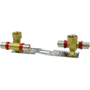 Tiemme ฟิตติ้งขายึดสังกะสีสำหรับชุดเชื่อมต่อกด BSPP NPT เกลียว20X1/2 12มม. 50มม. ขนาดท่อสำหรับท่อน้ำมัน - Product Image 1