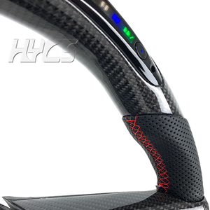 Accessoires intérieurs de voiture Volant en fibre de carbone LED pour <span class=keywords><strong>Ford</strong></span> <span class=keywords><strong>Mustang</strong></span> 2004 2005 2006 2007 2008 <span class=keywords><strong>2009</strong></span> 2010 - Product Image 5