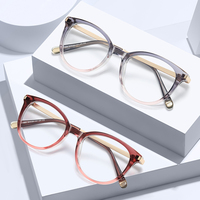 MS 81669 2025 nuevo superventas Bloqueo de luz azul gafas ópticas TR90 + gafas de Metal diseño de moda marcos de gafas
