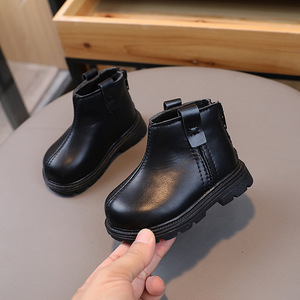 Children Girls Korean British Style Winter Autumn Soft Bottom Anti-slip Kids Girl <b>Ankle</b> Boots - Product Image 2