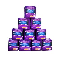 Serviettes hygiéniques jetables respirantes en coton avec ailettes pour femmes, super absorbantes (50-100 ml), service OEM en gros