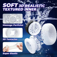 Digitales Display Handgriff-Design Freihändige Maschine Männer Sexspielzeug Stoßend und Rotierend Automatischer Männlicher Masturbator
