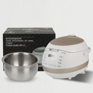 Penanak Nasi 4L Anti Lengket 24 Jam, Tahan Panas, Bodi Stainless Steel, Panci Dalam Bentuk Bola, Multi Fungsi, Rendah Karbohidrat, Rendah Gula, Pengukur Beras - Product Image 4