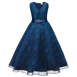 Bella Del Bambino Della Ragazza Dei Bambini Abito Senza Maniche Per La Cerimonia Nuziale del Partito di Sera Dell'arco Delle Ragazze del Vestito Costume Della Ragazza Dei Bambini Della Principessa Abiti - Product Image 4