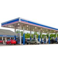 Structure de cadre spatial, prix du canopée de Station service