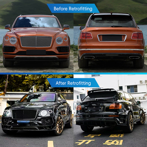 ชุดแต่งคาร์บอนไฟเบอร์สำหรับรถยนต์ Bentley Bentaytsu ปี 2016-2020 ประกอบด้วยกันชนหน้า-หลัง สเกิร์ตข้าง สปอยเลอร์หลังคา - Product Image 2