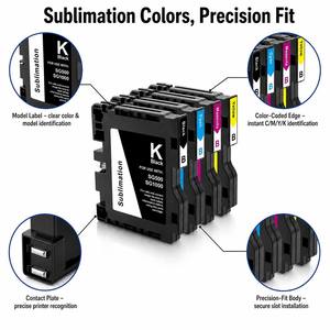 Cartouche de sublimation thermique compatible <span class=keywords><strong>HP</strong></span> pour imprimantes couleur Rico h SG500/Sawgrass SG1000 – Fournitures de bureau complètes - Product Image 4