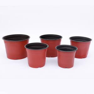 आउटडोर और इनडोर उपयोग के लिए रोपाई और हरे पौधों के लिए हरे रंग के पर्यावरण के अनुकूल प्लास्टिक फूलों के बर्तन - Product Image 3